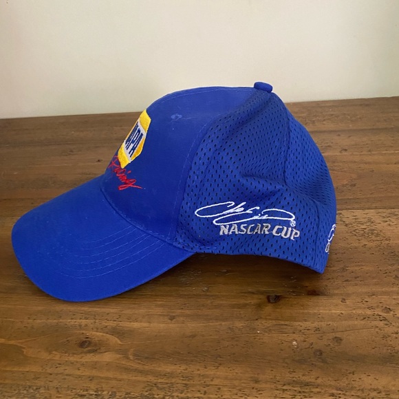 Bill Davis Racing Hat Michael Waltrip NAPA Racing Blue Baseball Cap Strap Back - Picture 3 of 4